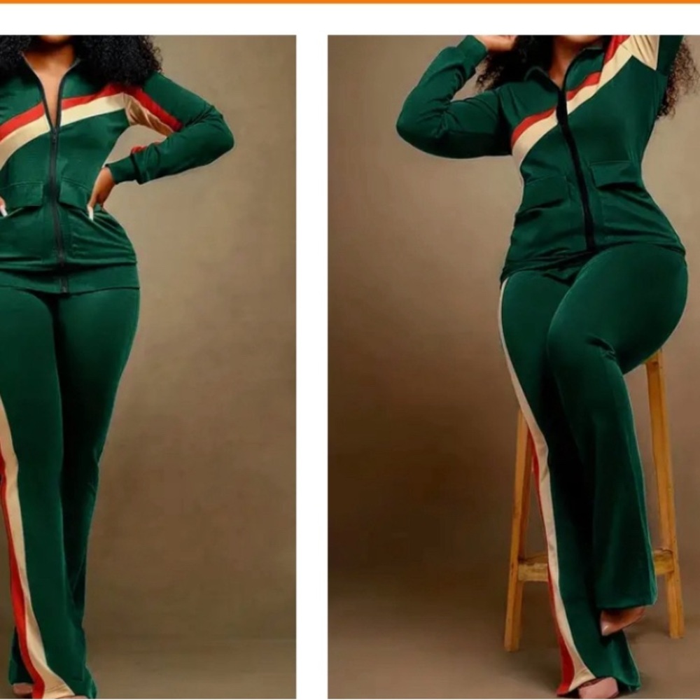 Ladies athletic pant set